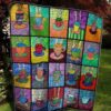 Colorful Coffee Quilt Blanket Ver 2  Quilt